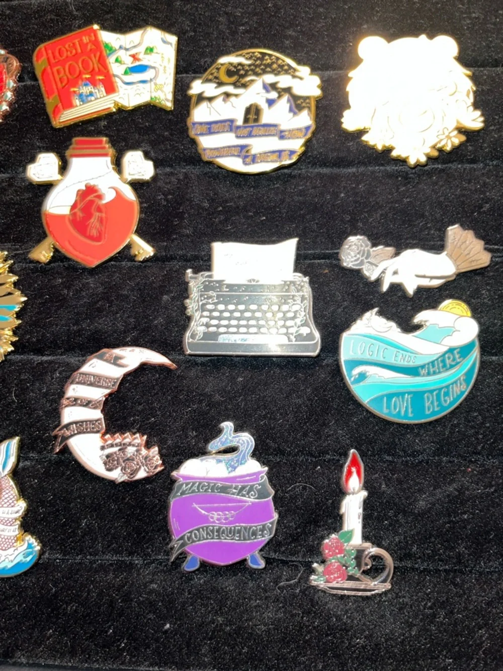 Owlcrate 14 Enamel Bookish Pins